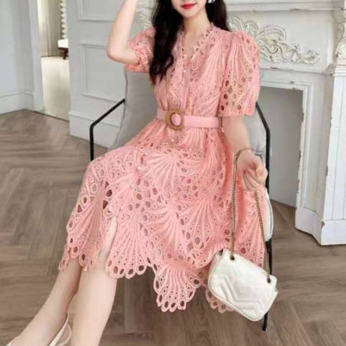 Alexendra Summer Dress with Belt