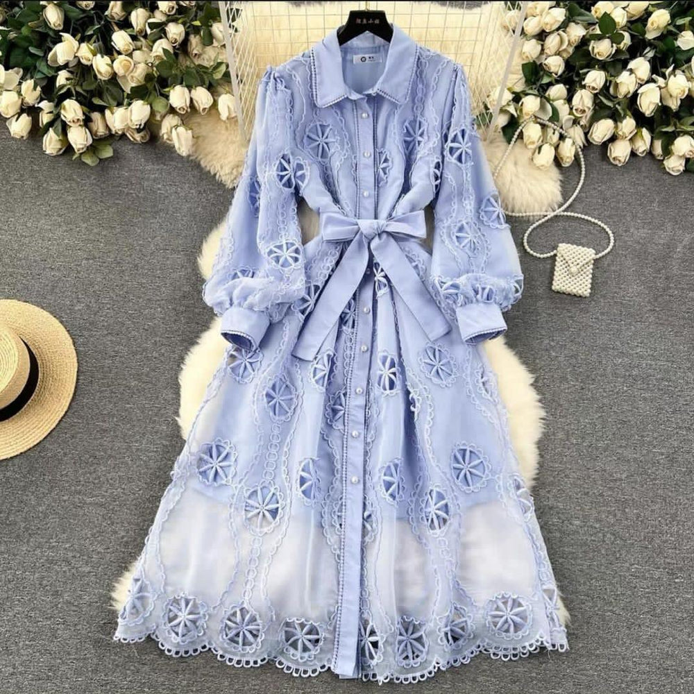 Cora Lace Hollow out Dress