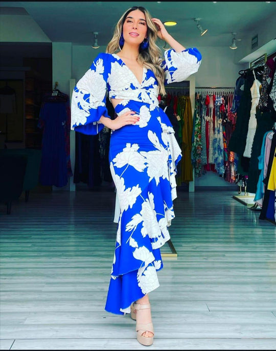 Esmeralda Summer Dress with Slit