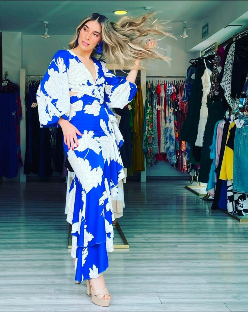 Esmeralda Summer Dress with Slit