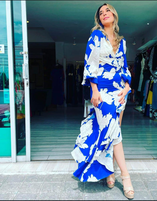 Esmeralda Summer Dress with Slit