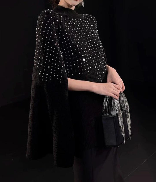 Suzie Embellished Woolen Cover Up