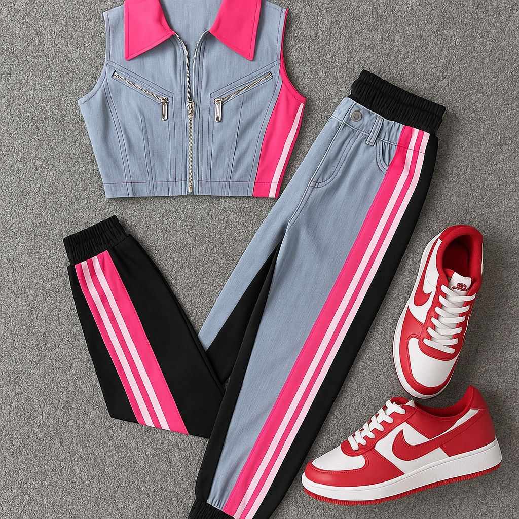 Avery Denim Coord Set