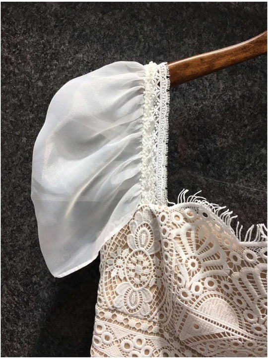 Celestial Embroidered lace Dress