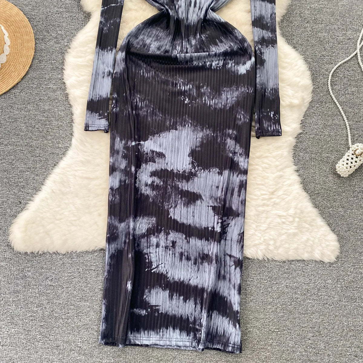 Jennifer Twisted Sweater Dress