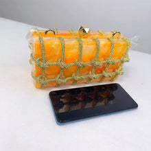 Luxury Rhinestone Marble Bag