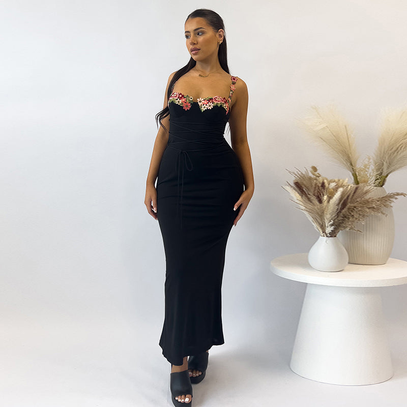 Roma Bodycon Midi Dress