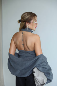 Liana Knitted Blouse with Coordinated Shrug