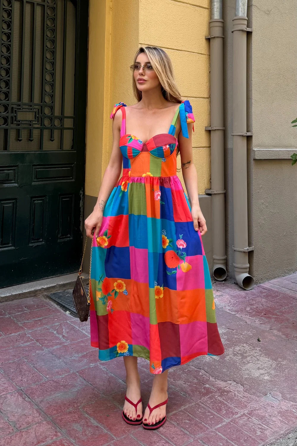 Alessia Floral Off-Shoulder Dress