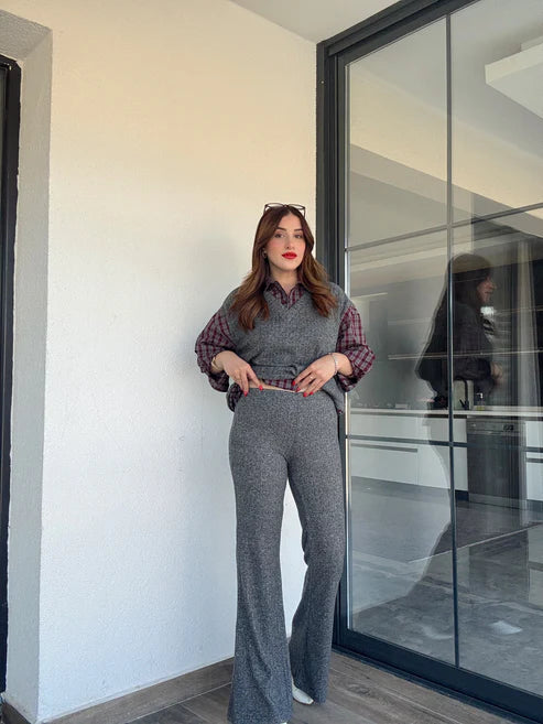 Astana Plaid Coord Set