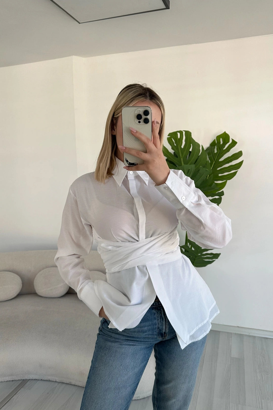 Greta Wrap Blouse