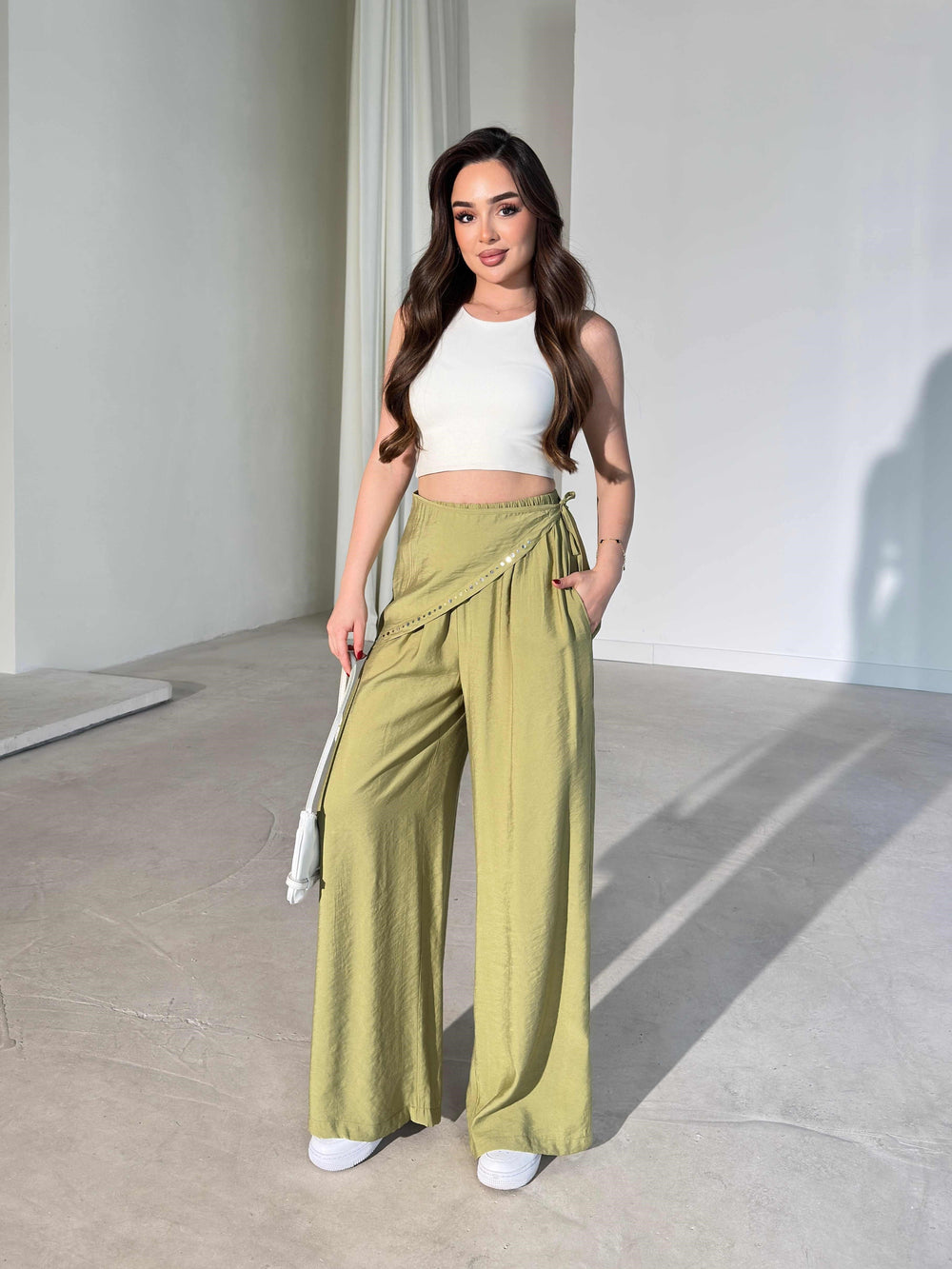 Calvin Trousers with Scarf