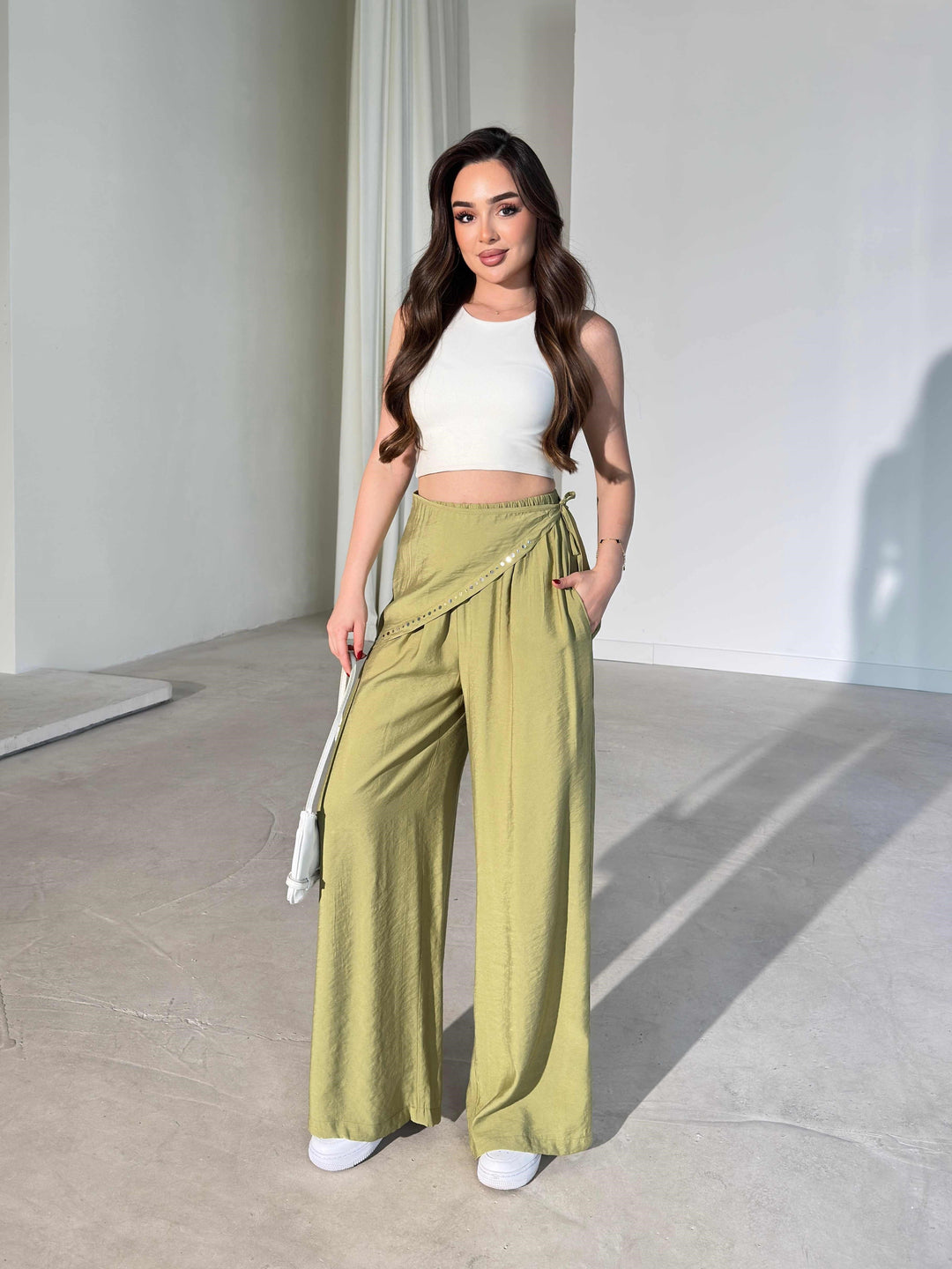 Calvin Trousers with Scarf
