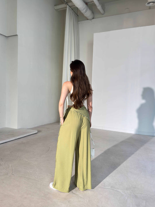 Calvin Trousers with Scarf