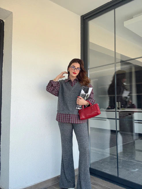 Astana Plaid Coord Set