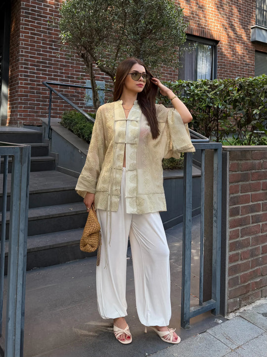 Renata Embroidered Kimono