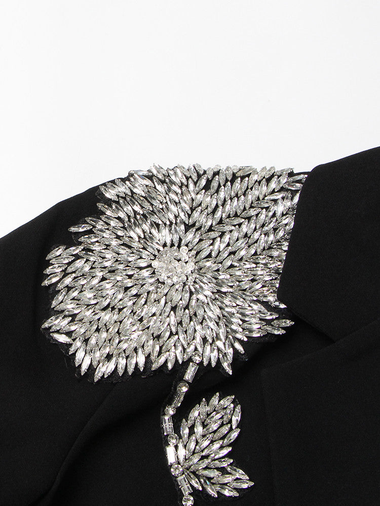 Barbella Embellished Patchwork Blazer
