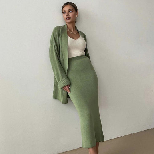 Jasmine Luxury Coordinated Set with Skirt