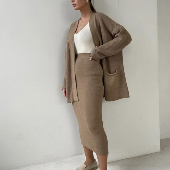 Jasmine Luxury Coordinated Set with Skirt