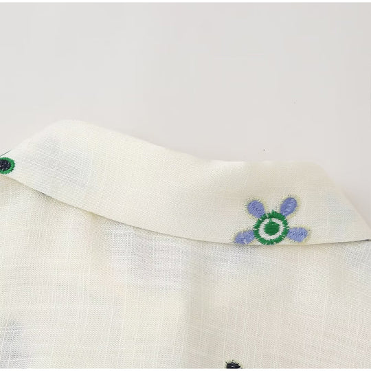 Vienna Embroidered Coord Set