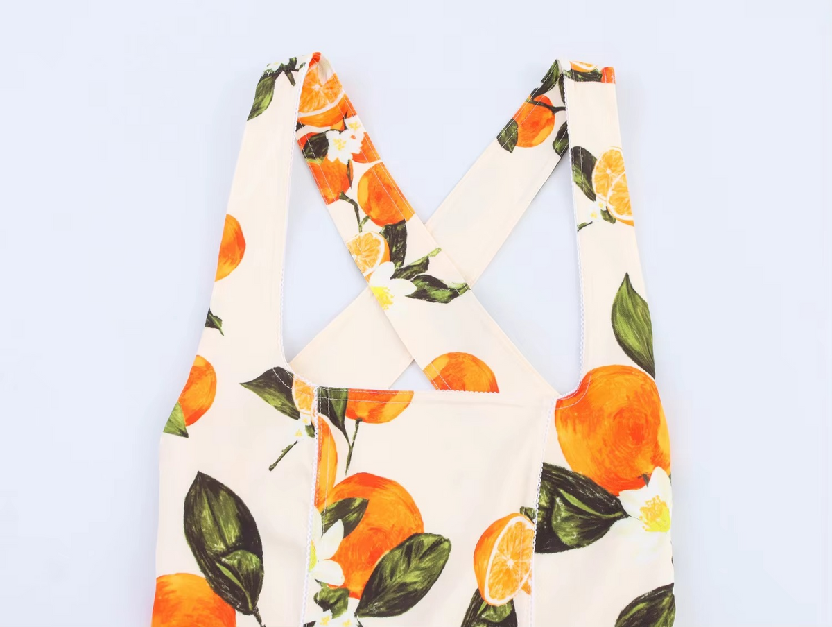 Limoncello Printed Mini Dress