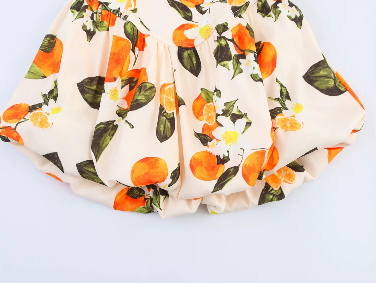 Limoncello Printed Mini Dress