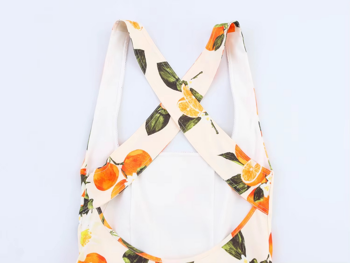 Limoncello Printed Mini Dress