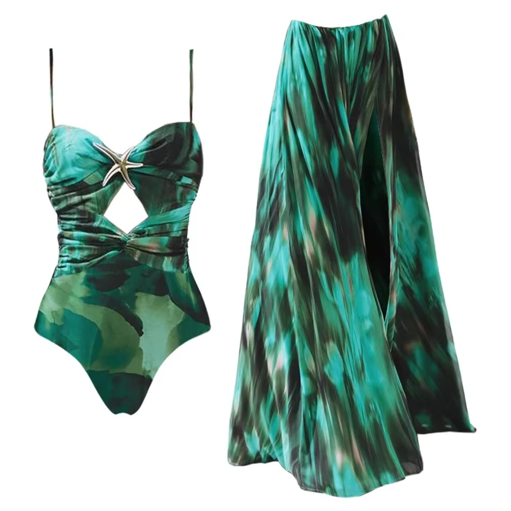 Jasmine Starfish Swimsuit with Skirt