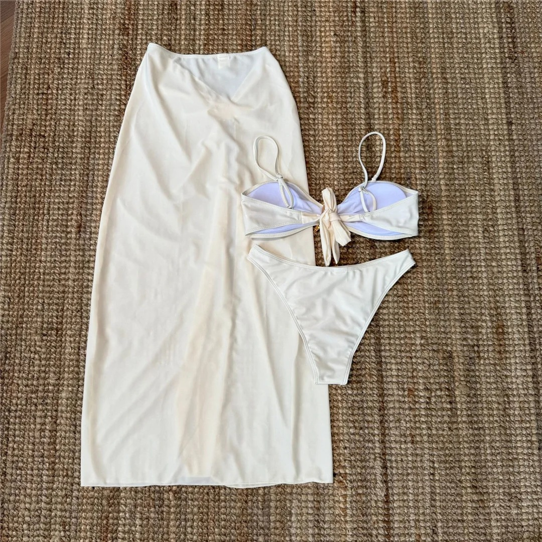 Adelina Swimsuit with Sarong Skirt