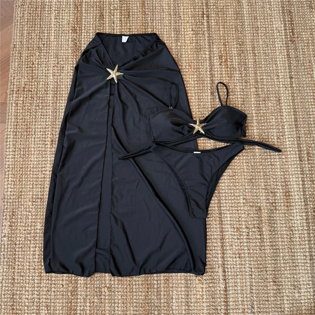 Adelina Swimsuit with Sarong Skirt