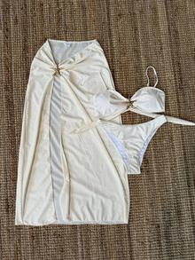 Adelina Swimsuit with Sarong Skirt