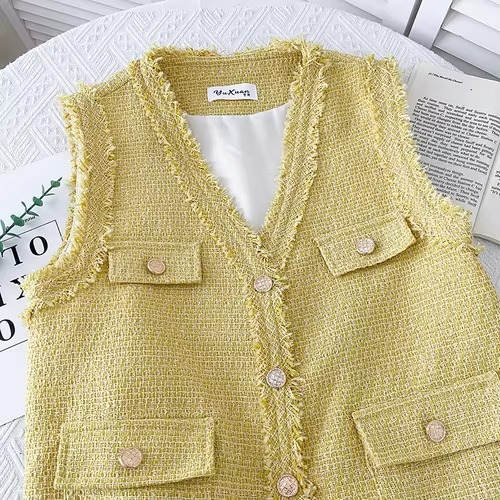 Juliana Tweed Vest