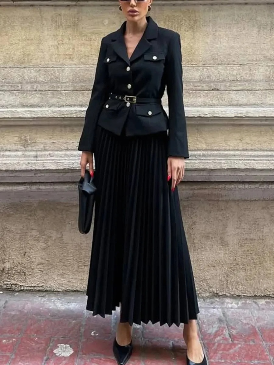 Tiffany Luxe Suit With Skirt