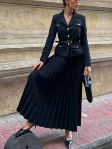 Tiffany Luxe Suit With Skirt