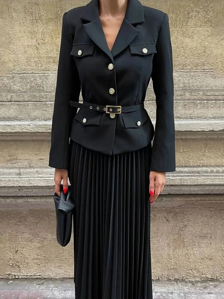 Tiffany Luxe Suit With Skirt