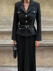 Tiffany Luxe Suit With Skirt