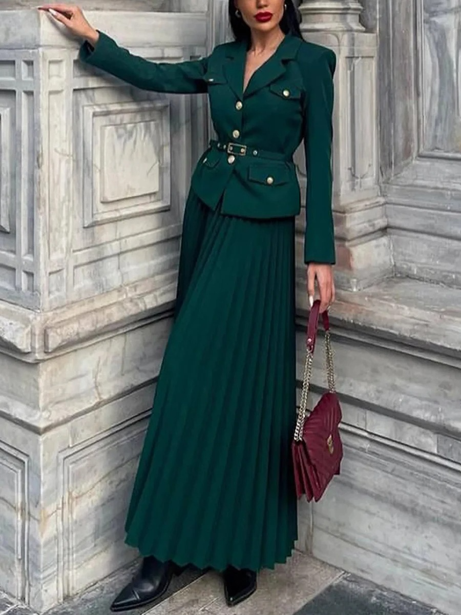 Tiffany Luxe Suit With Skirt