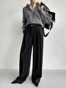 Ambre Statement Shirt with Attached Sweater
