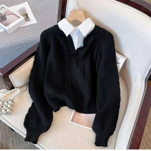 Ambre Statement Shirt with Attached Sweater