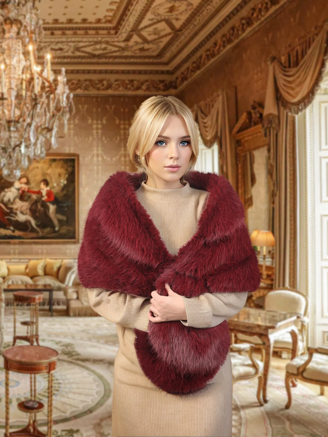 Alice Faux Fur Luxury Stole