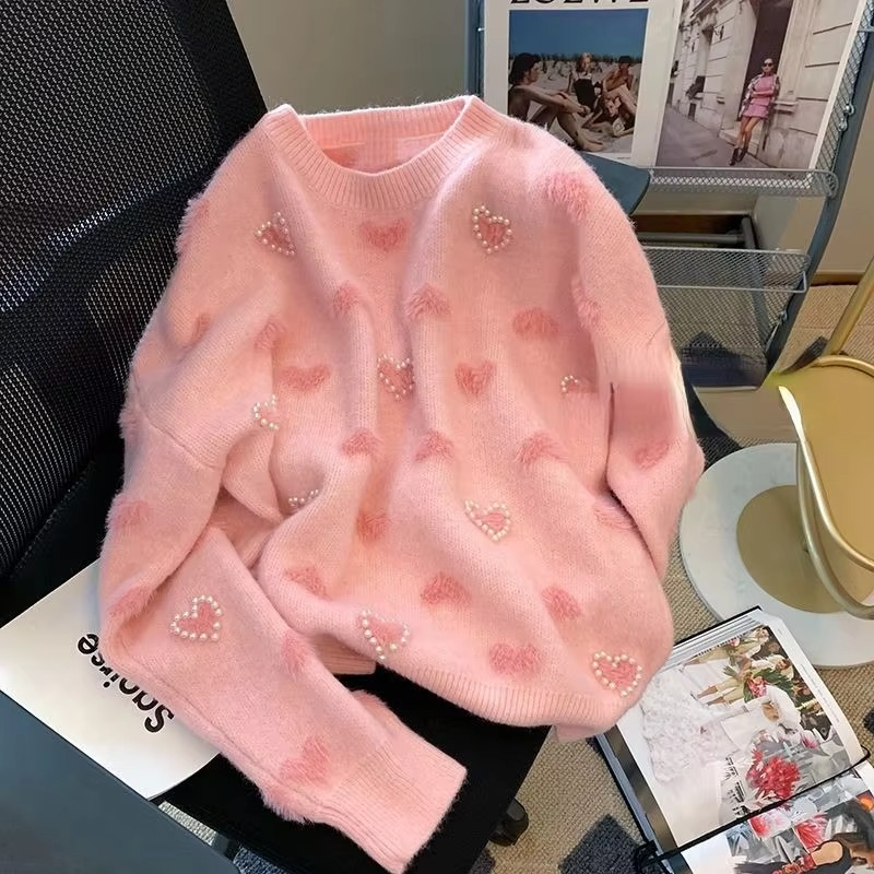 Rosie 3D pearl Detailing Sweaters