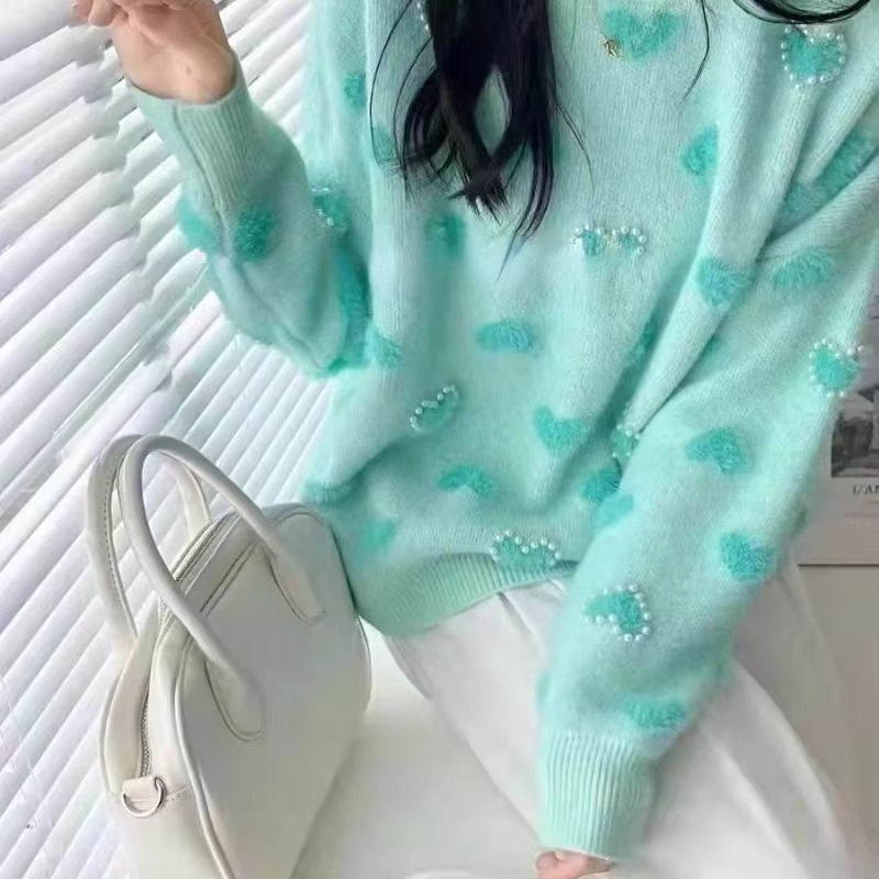 Rosie 3D pearl Detailing Sweaters