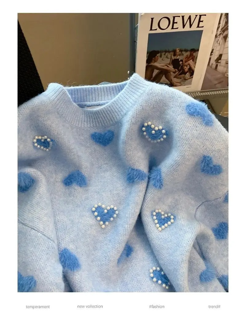 Rosie 3D pearl Detailing Sweaters