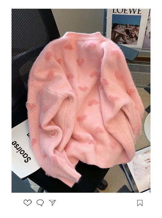 Rosie 3D pearl Detailing Sweaters