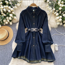 Katherine Denim Dress with Belt