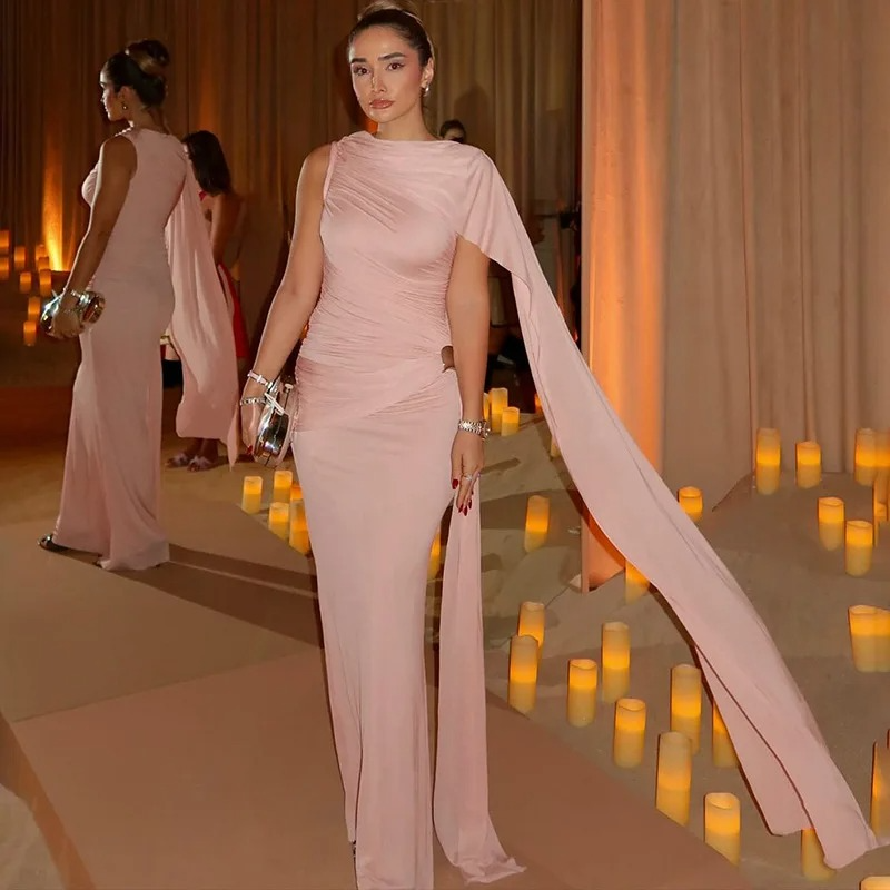 Daphne Ruched Maxi Dress