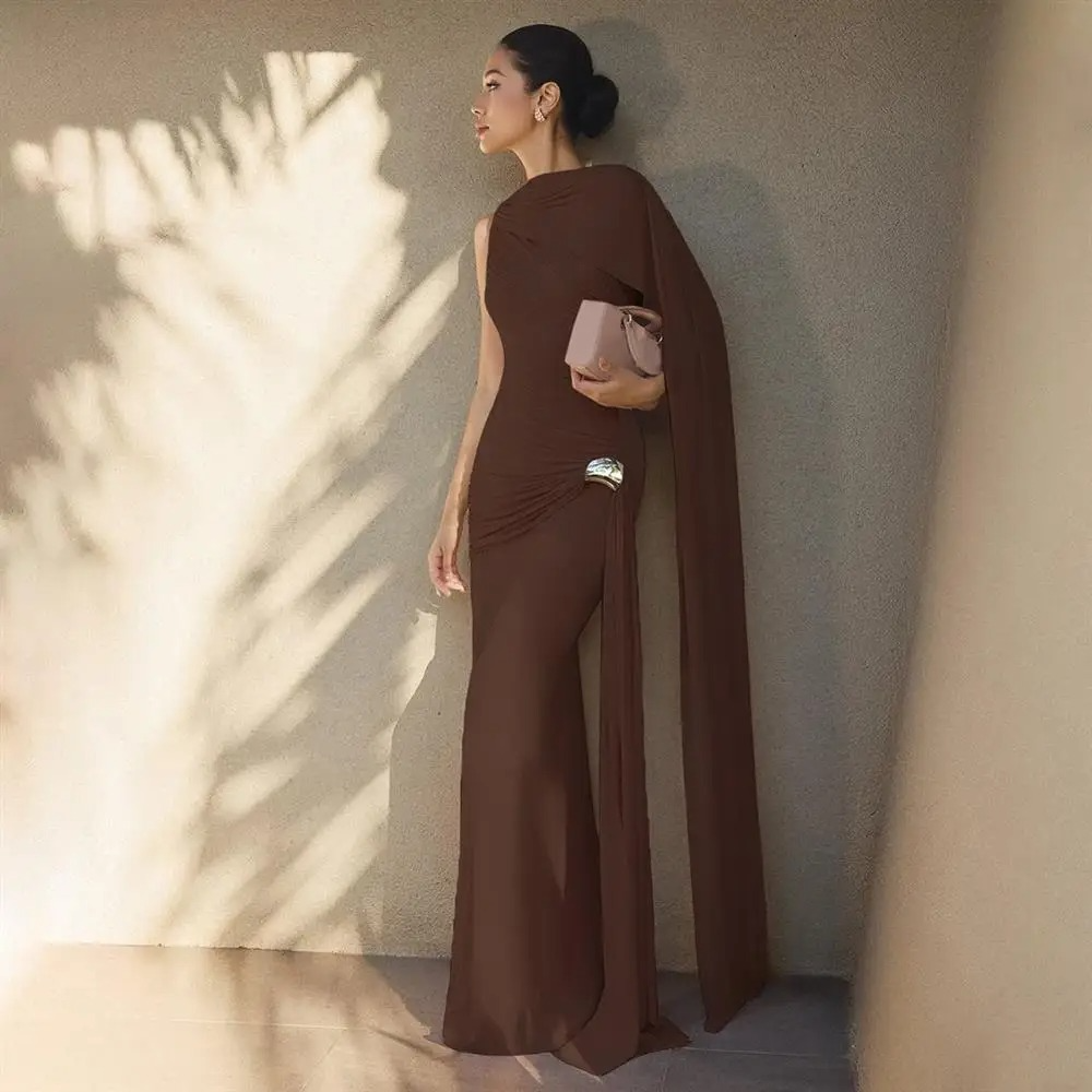 Daphne Ruched Maxi Dress