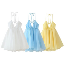 Lara Flounced Mini Dress