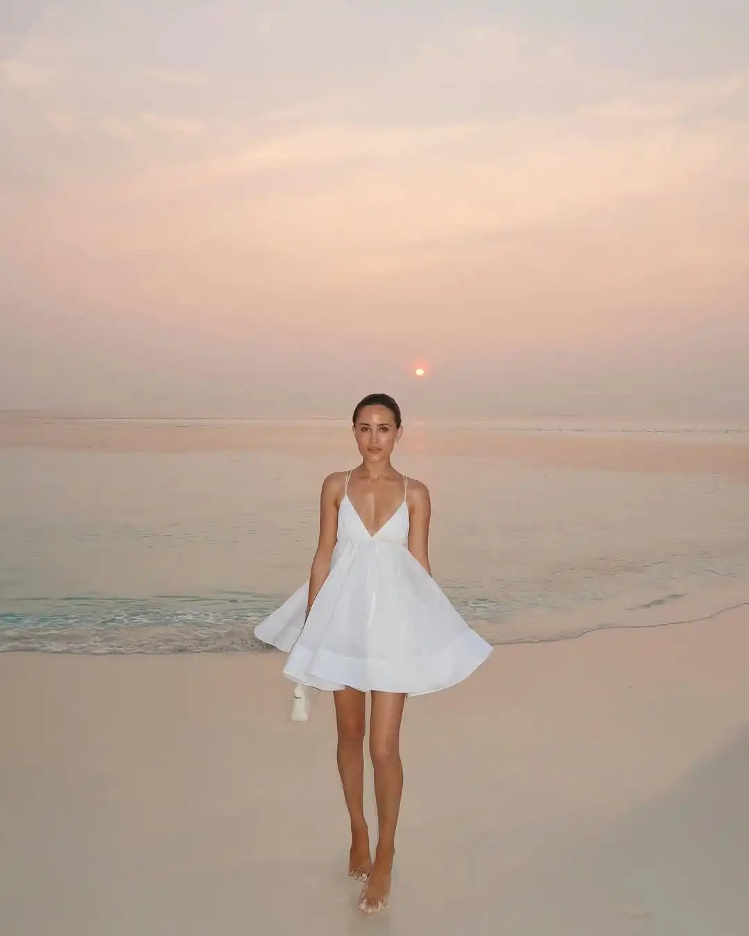 Lara Flounced Mini Dress