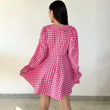 Cherry Gingham Mini Dress